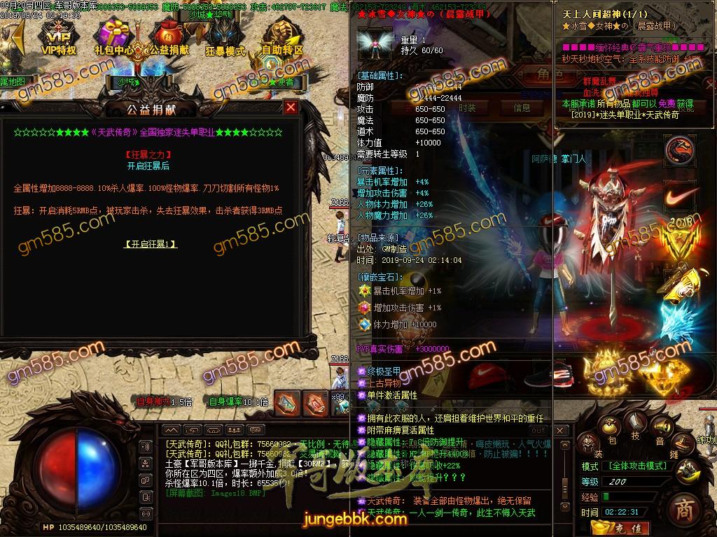 传奇服务端-独家天武传奇单职业传奇服务端-带假人-光柱-海岛擂台-神秘世界(21)